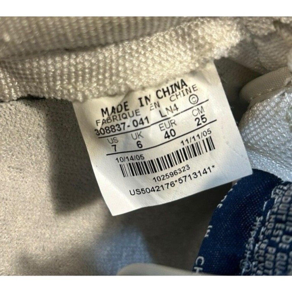 Nike Air Force 1 Low Premium Denim 308837-041 Men 7 / W 8.5 EUC 2005 - Picture 13 of 15